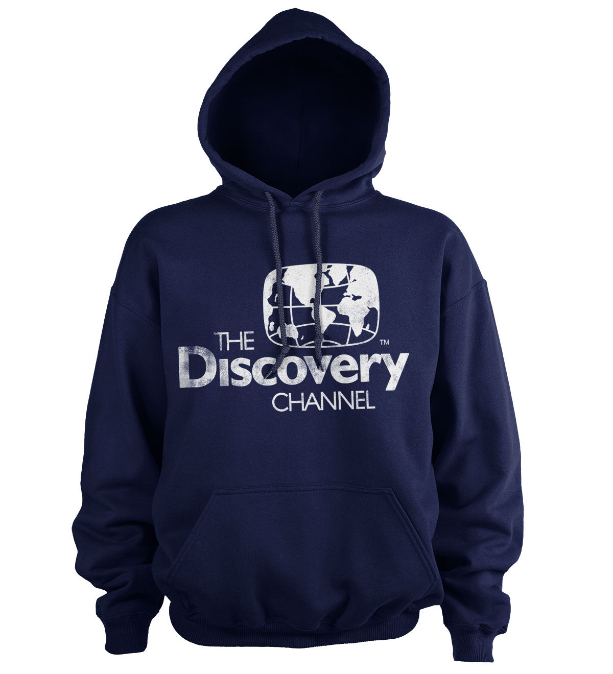 Discovery Channel Distressed Logo Hoodie