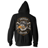 American Chopper - Cigar Eagle Big & Tall Zipped Hoodie