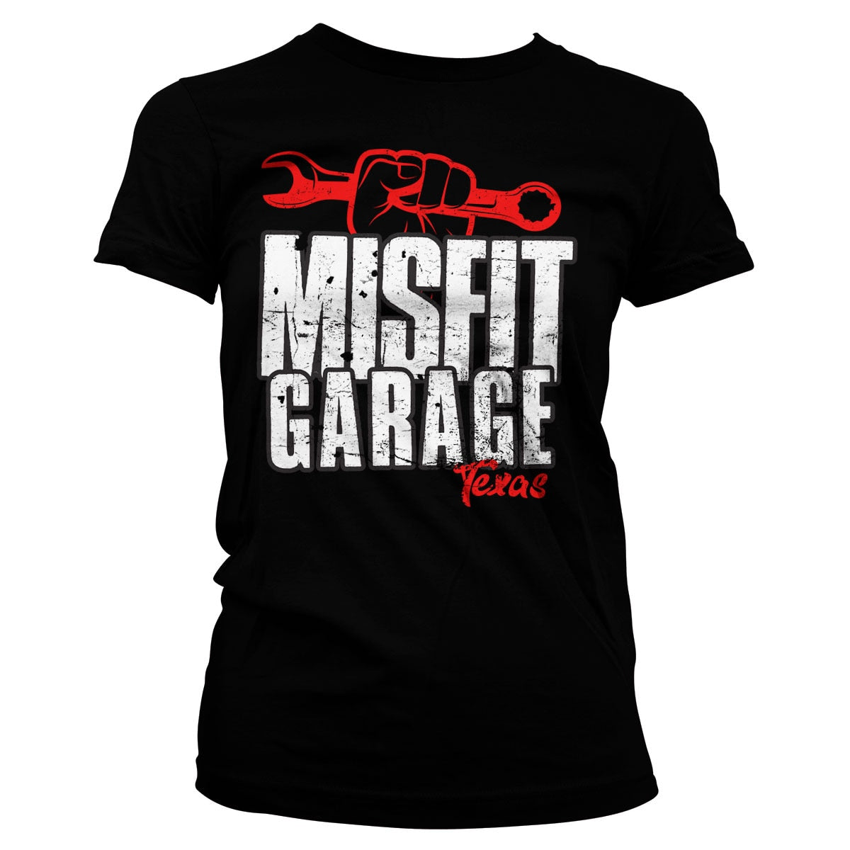 Misfit Garage Wrench Power Girly Tee