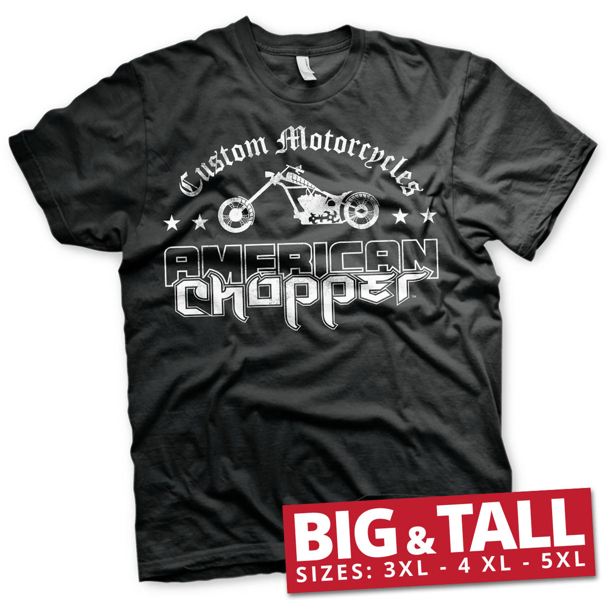 American Chopper Washed Logo Big & Tall T-Shirt