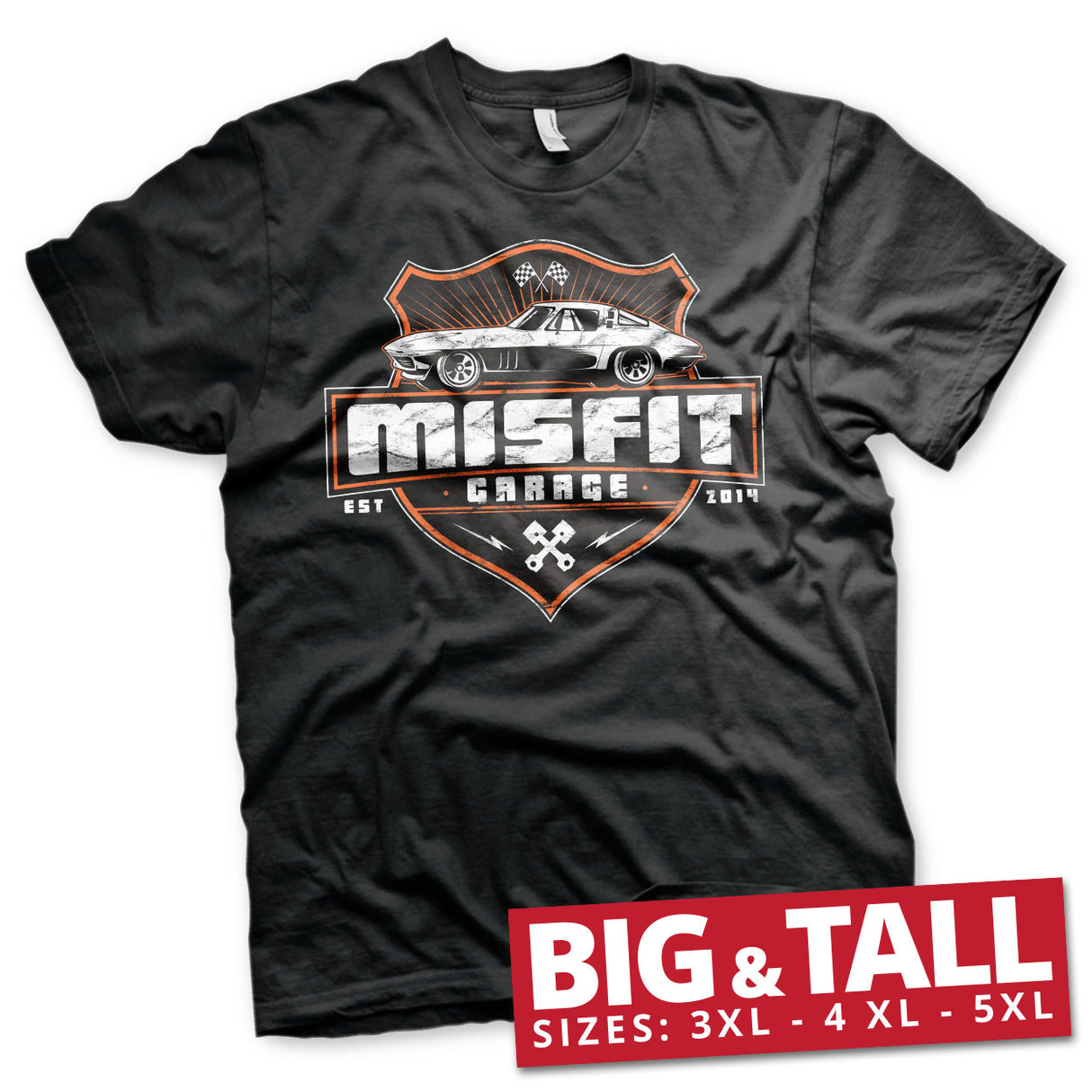 Misfit Garage Vette Big & Tall T-Shirt