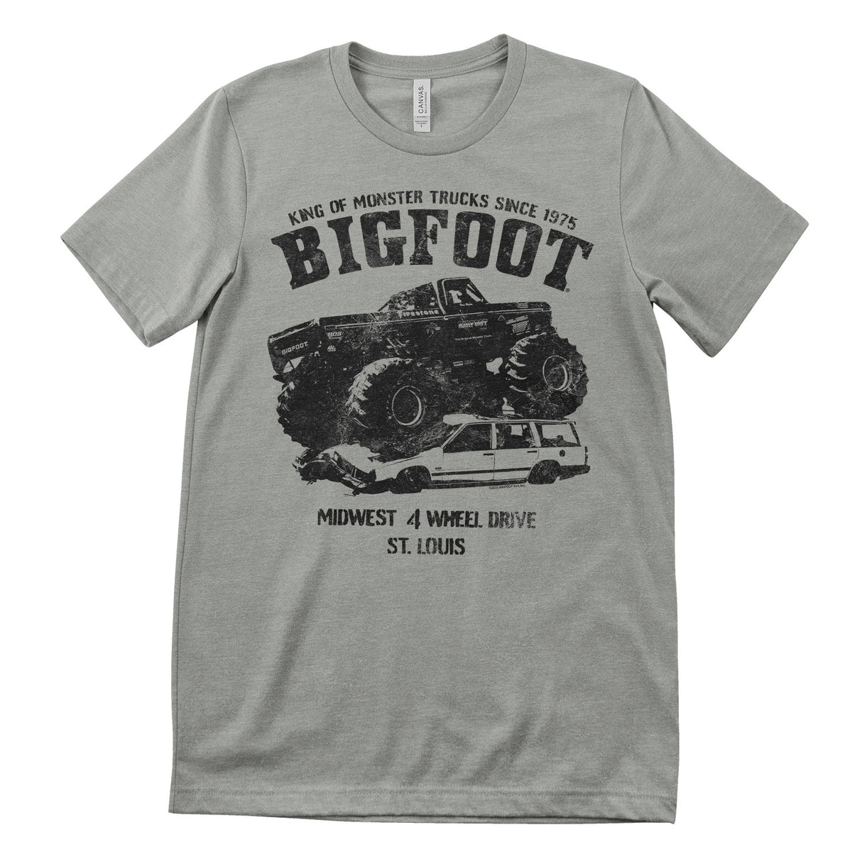 BIGFOOT Monster Car Crush T-Shirt