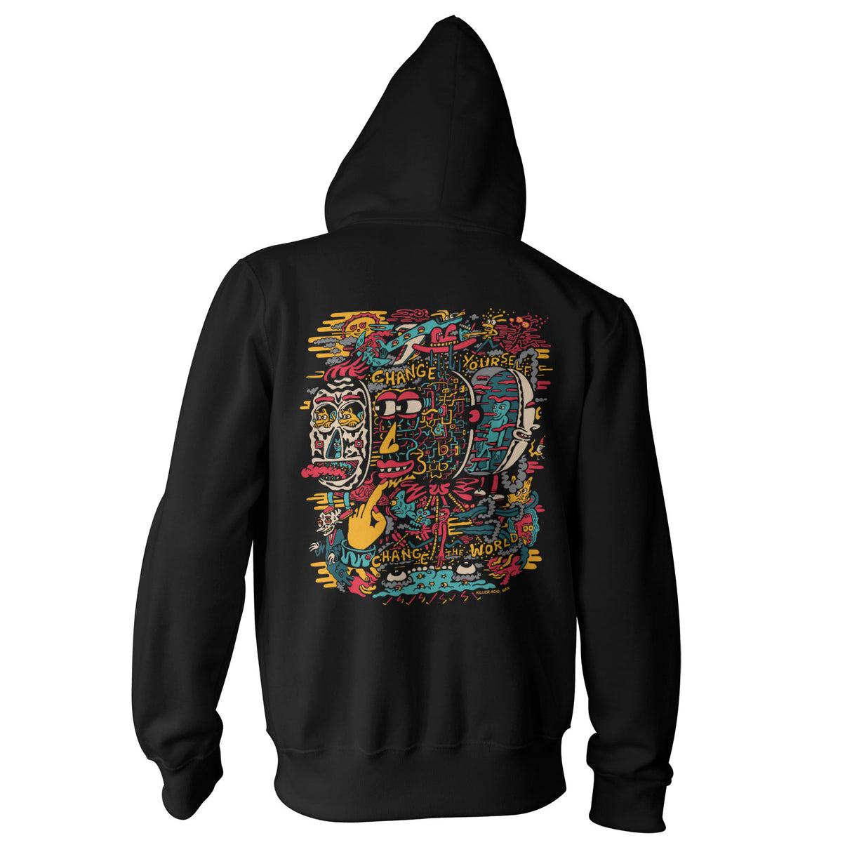 Killer Acid - Change Yourself Zipped Hoodie