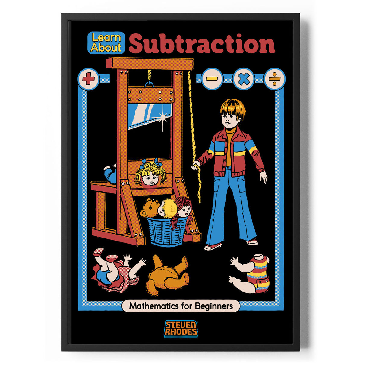 Learn About Subtraction Poster Standard