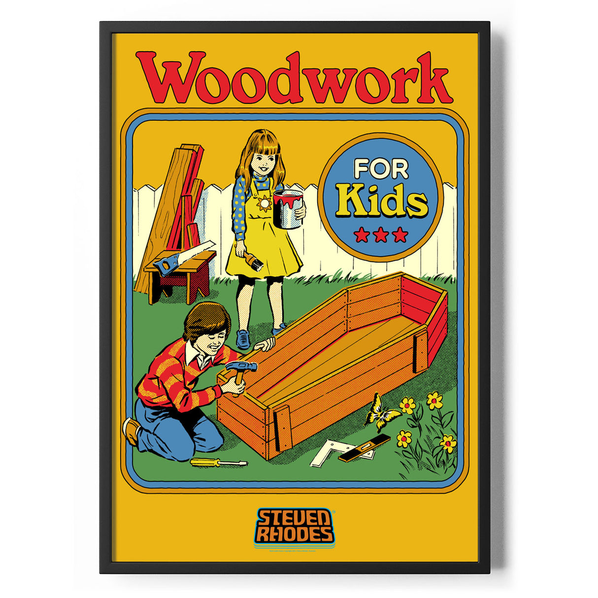 Woodwork For Kids Poster Standard