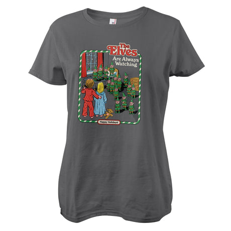 The Elves Are Watching Girly Tee