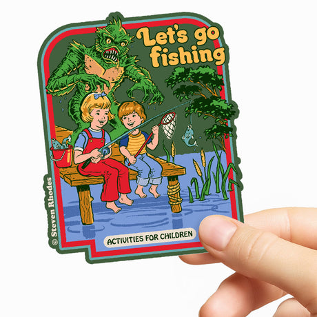 Steven Rhodes - Let's Go Fishing Sticker