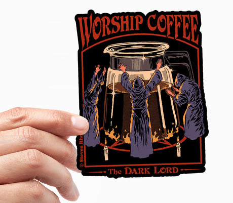 Steven Rhodes - Worship Coffee Sticker