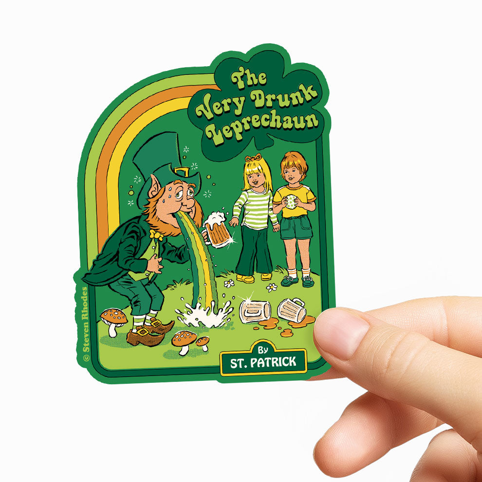 Steven Rhodes - The Very Drunk Leprechaun Sticker