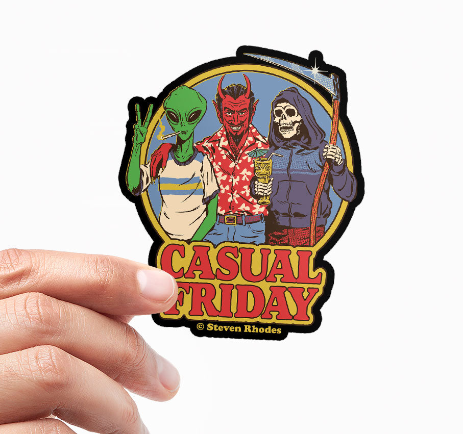 Steven Rhodes - Casual Friday Sticker