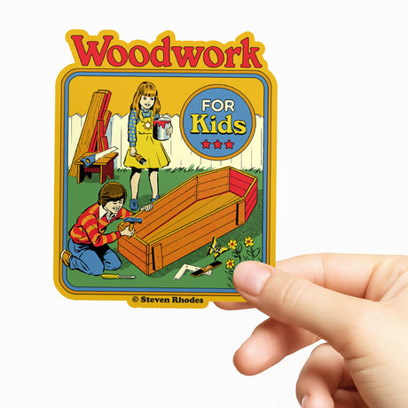 Steven Rhodes - Woodwork For Kids Sticker