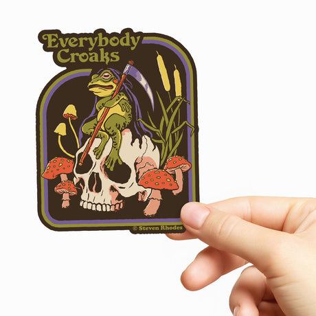 Steven Rhodes - Everybody Croaks Sticker