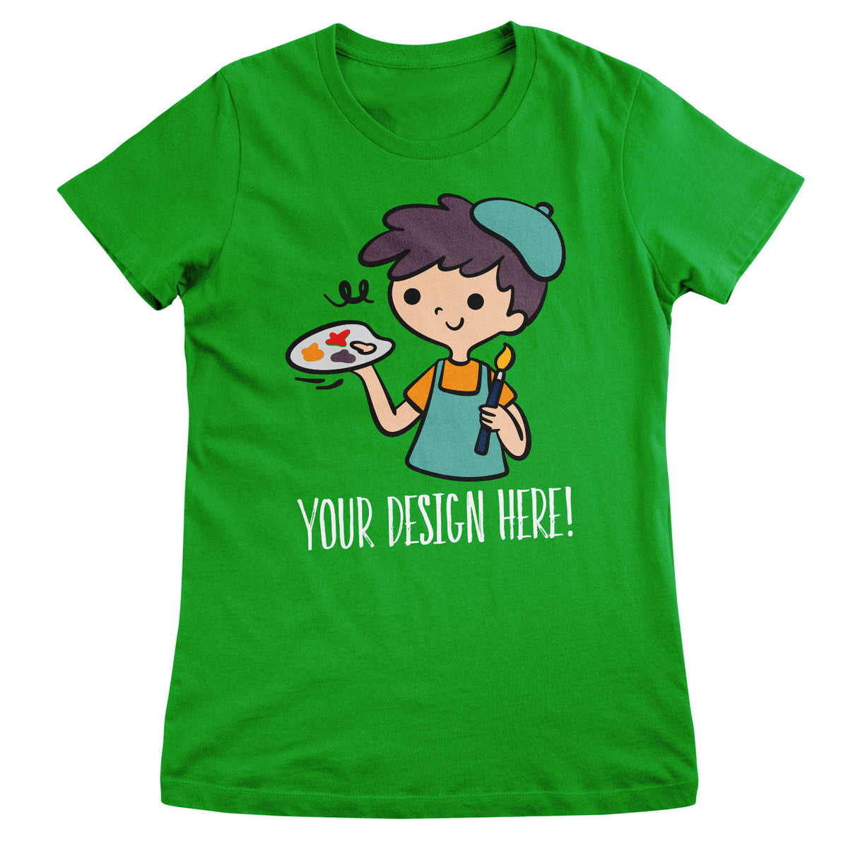 Design Your Own Girly Tee - Green