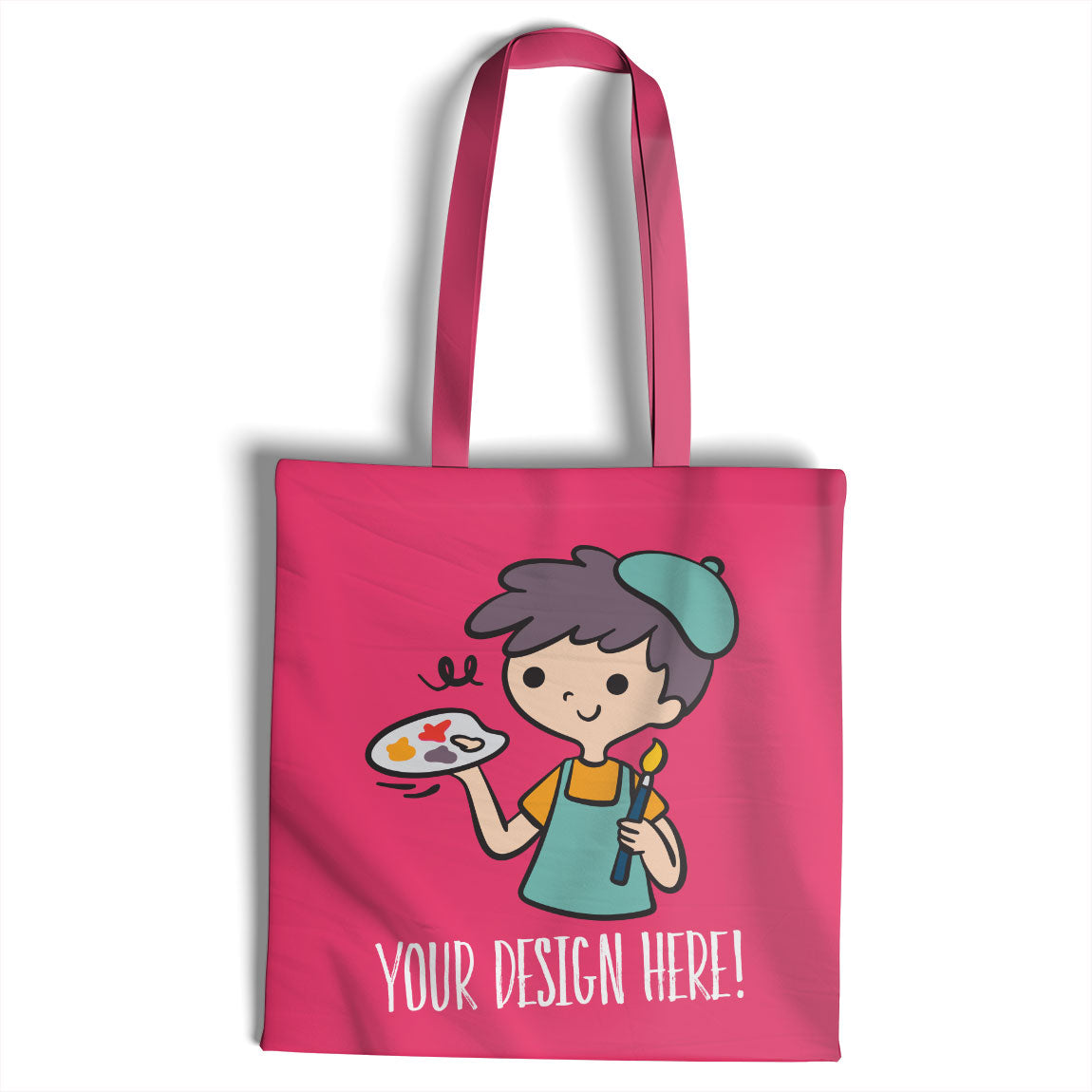 Design Your Own Tote Bag - Pink