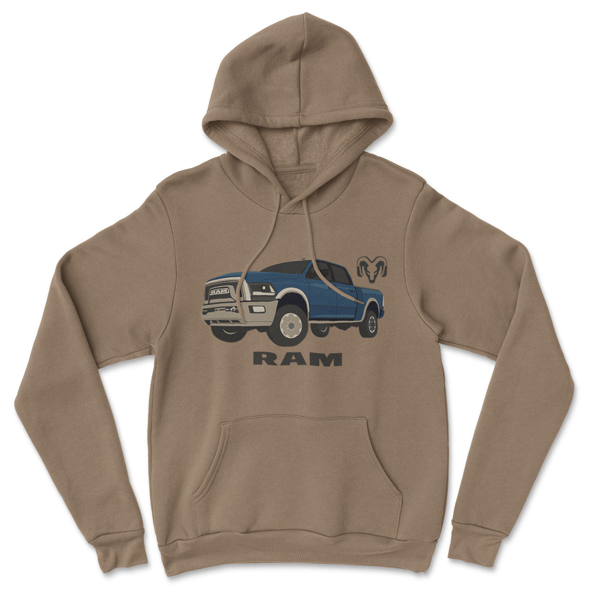 RAM Blue Truck Hoodie