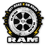 RAM Off-Road X On Road Sticker
