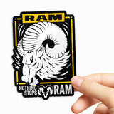 Nothing Stops RAM Sticker