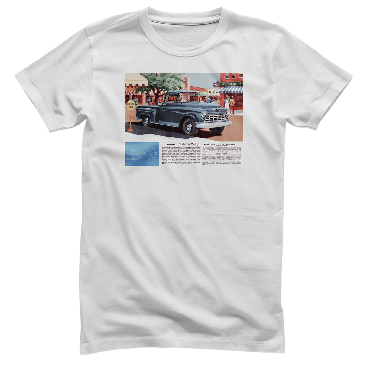 Chevy Half-Ton Pickup Retro Add T-Shirt
