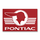 Pontiac Retro Logo Sticker