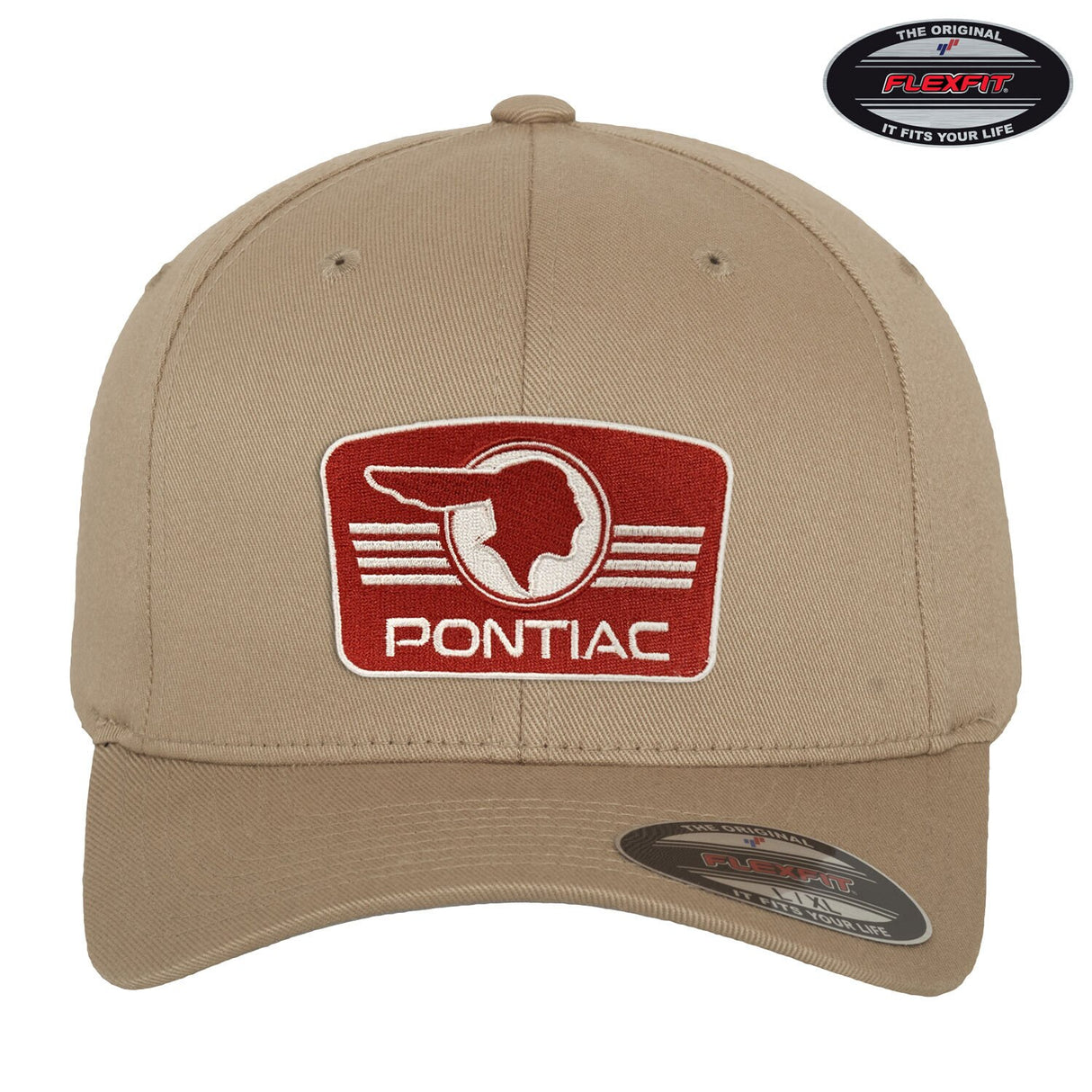 Pontiac Retro Logo Patch Flexfit Cap