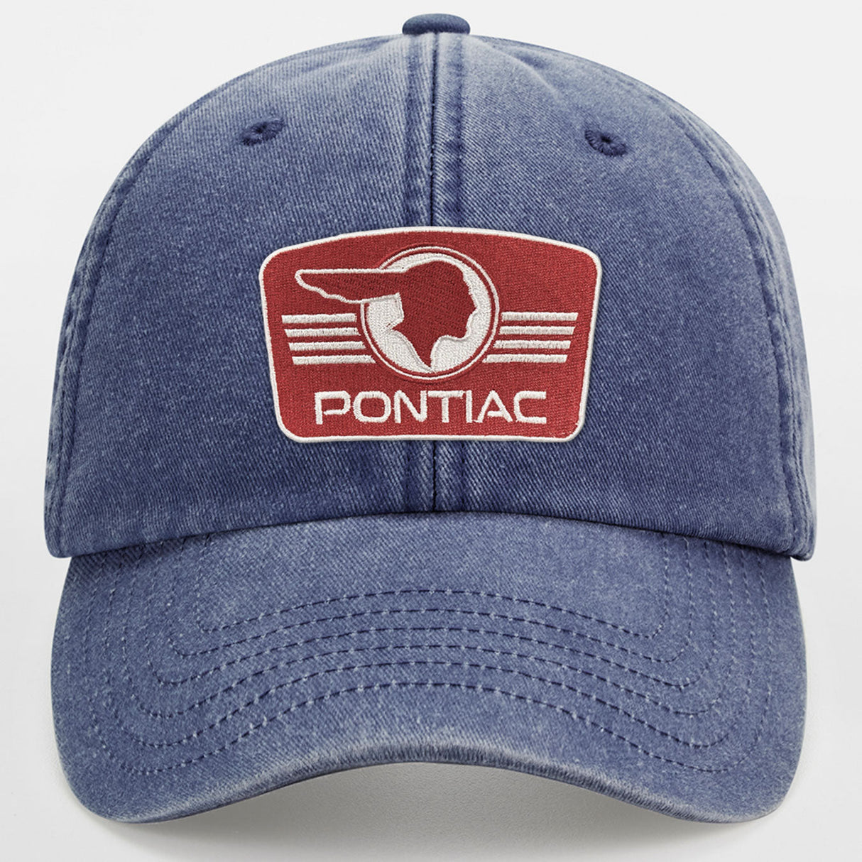Pontiac Retro Logo Patch Vintage Low Profile Cap
