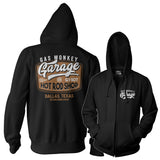 GMG Rusty Hot Rod Zipped Hoodie