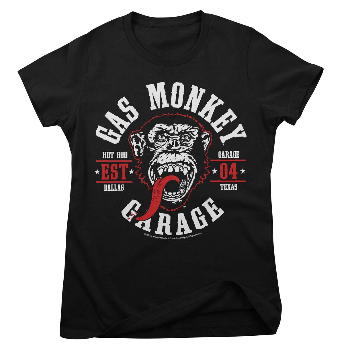 Gas Monkey Garage Round Seal Girly Tee