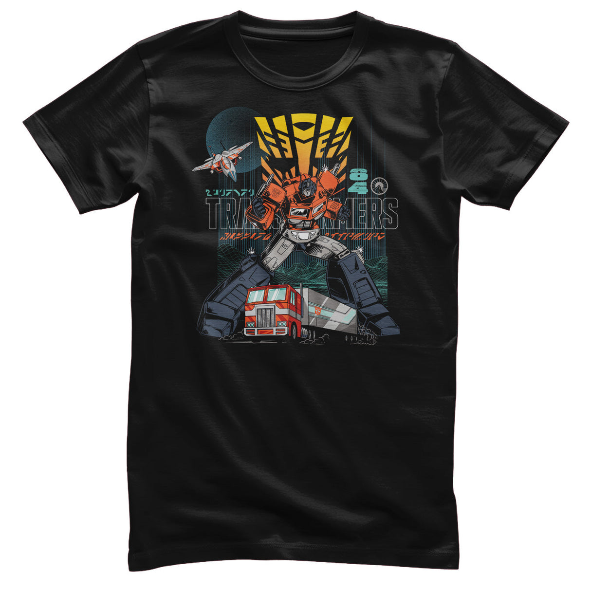 Transformer 84 Retro Grid T-Shirt
