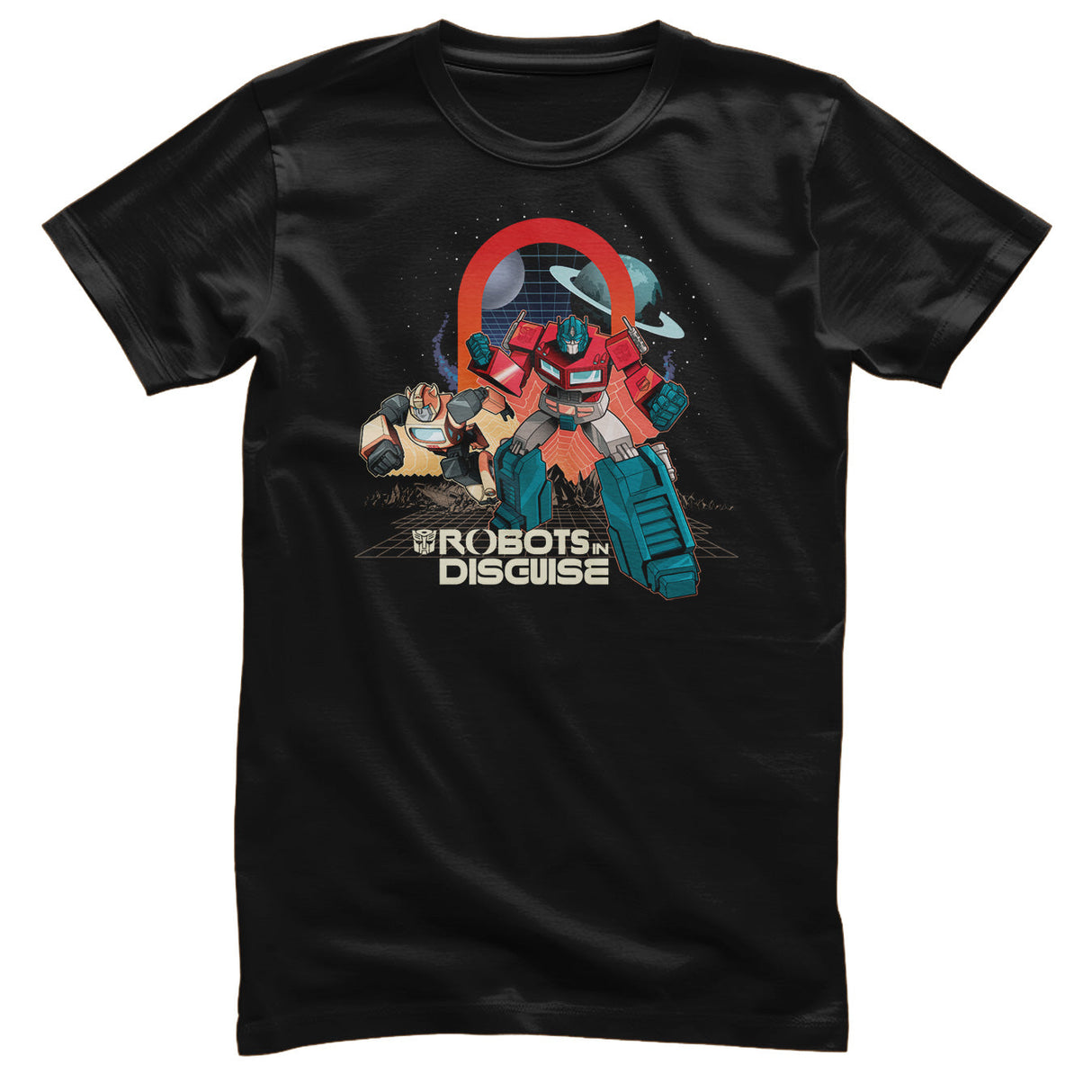 Retro Robots In Discguise T-Shirt