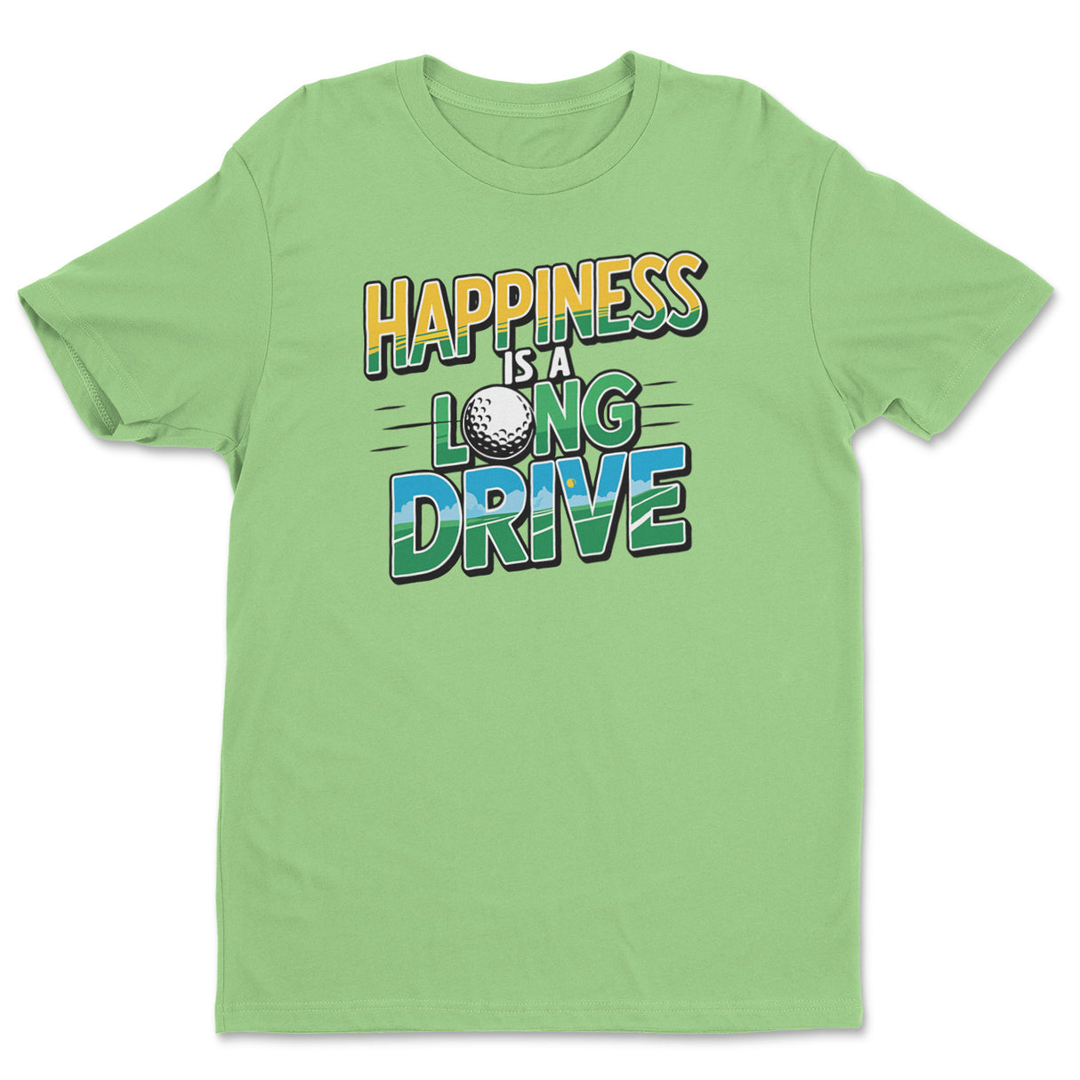 Happines Is A Long Drive Tee