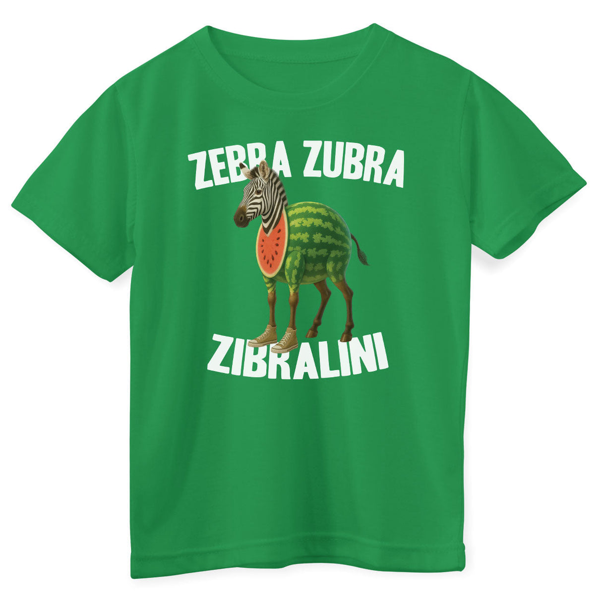 Zebra Zubra Zibralini Kids Tee