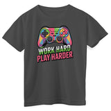 Work Hard - Play Harder Kids Tee