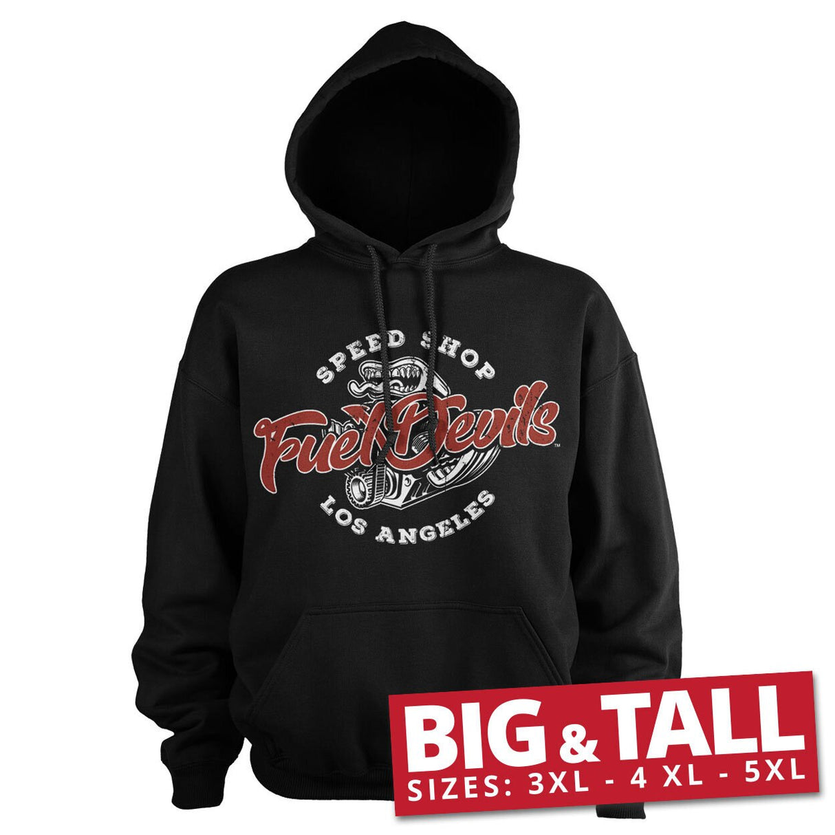 Fuel Devils Speed Shop Big & Tall Hoodie