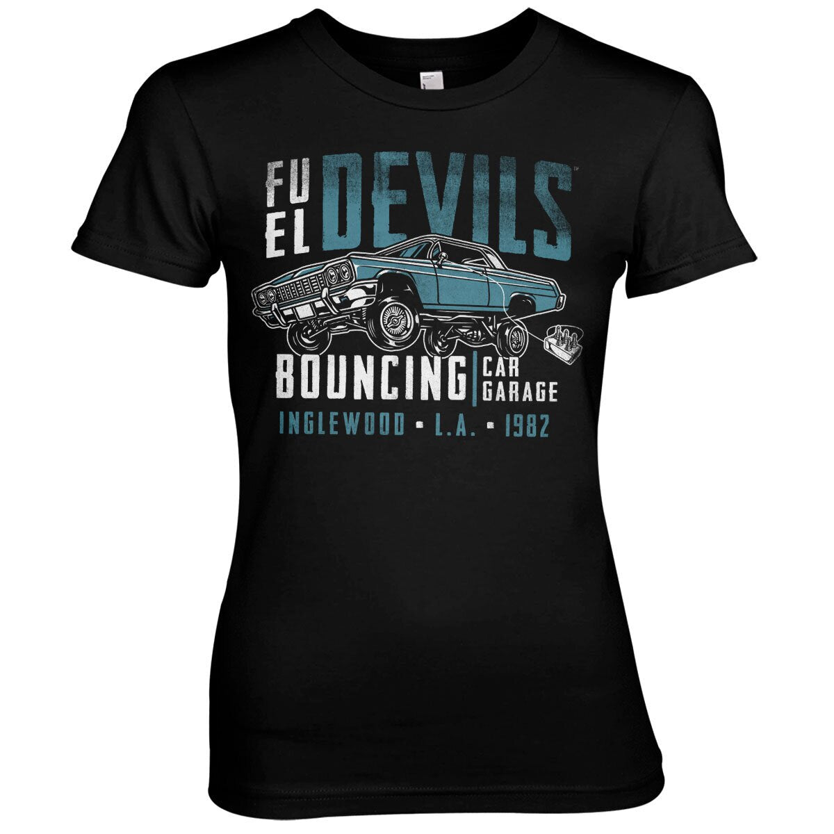 Fuel Devils Bouncing Garage Girly Tee