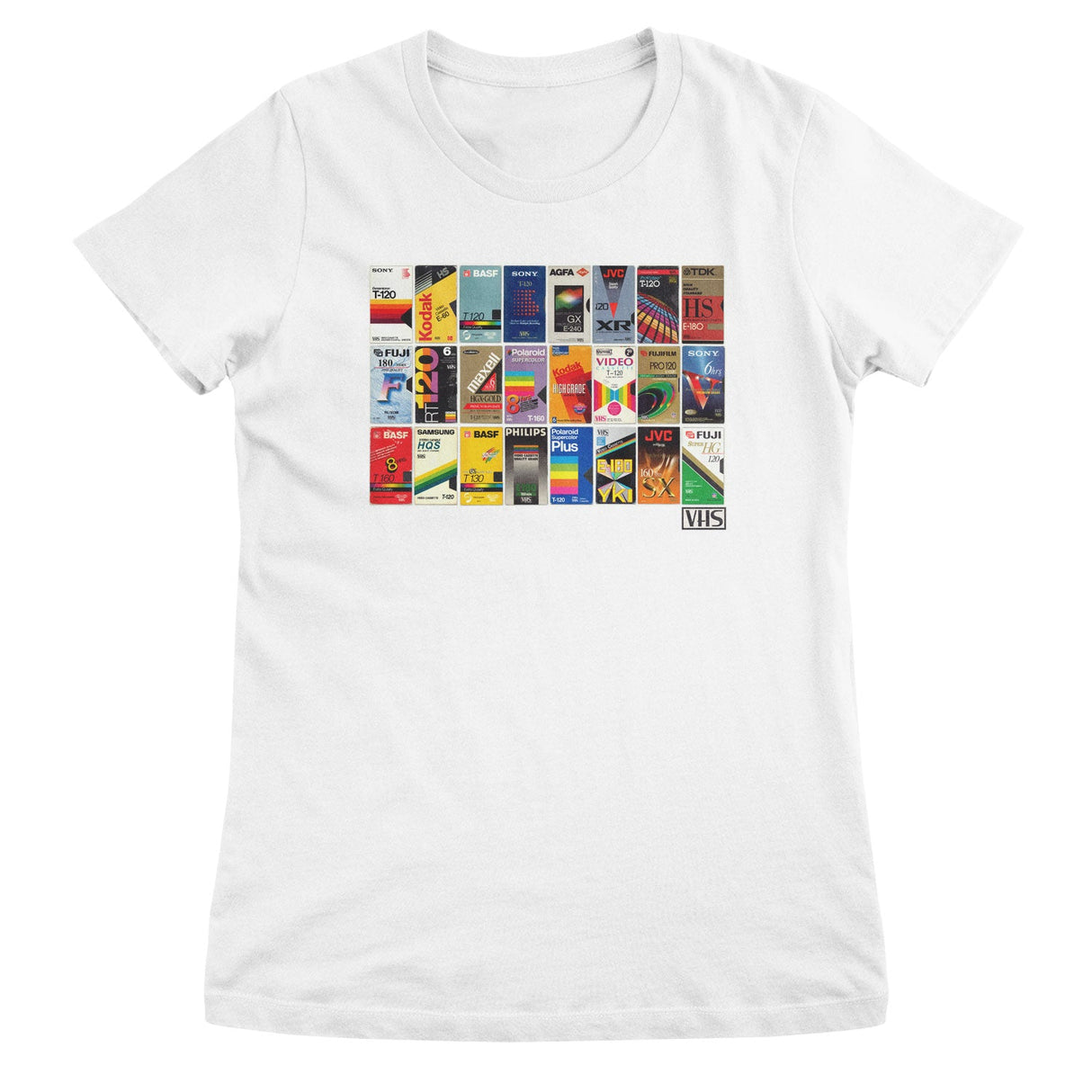 Mixed VHS Cassette Tapes Girly Top