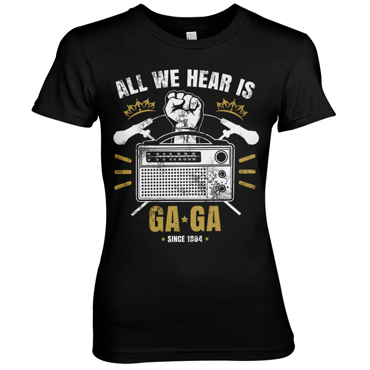 Radio Ga Ga Girly Tee