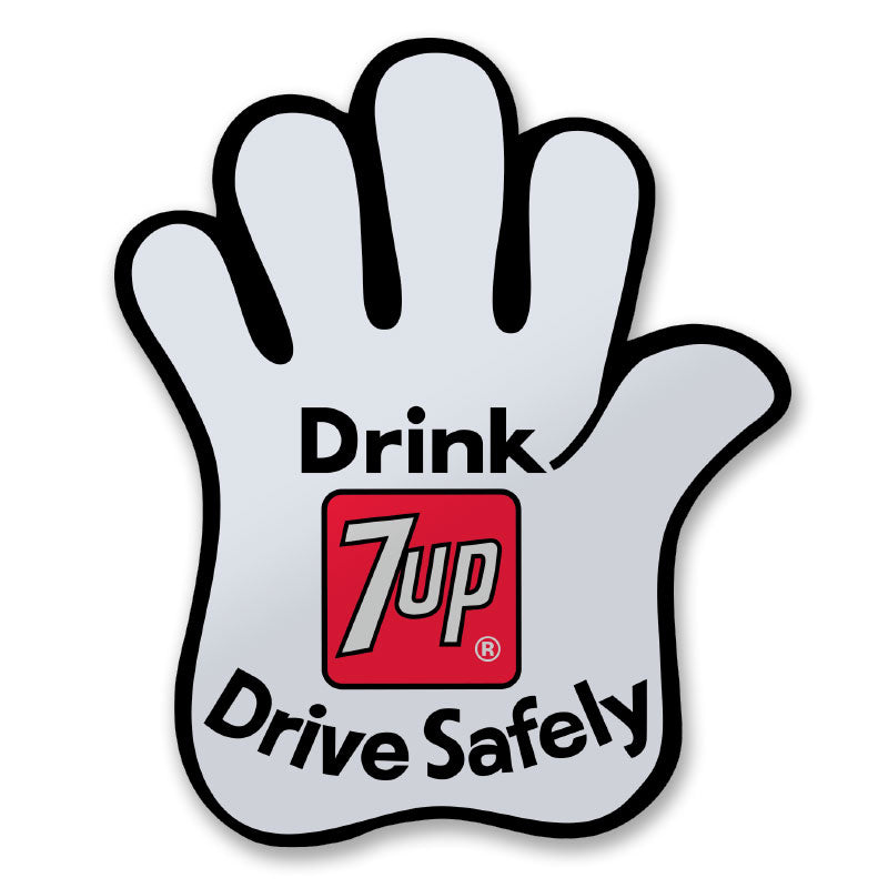 Drink 7-Up - Drive Safely Sticker