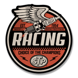 STP Vintage Racing Sticker