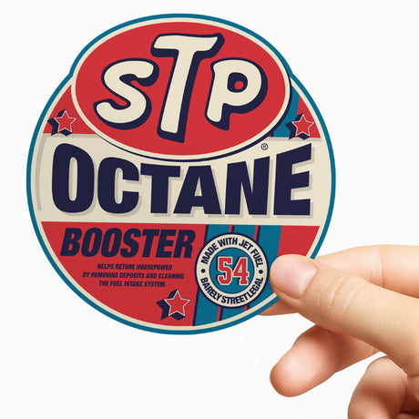 STP Octane Booster Sticker