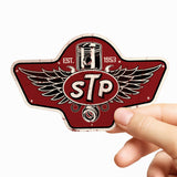 STP Piston Emblem Sticker