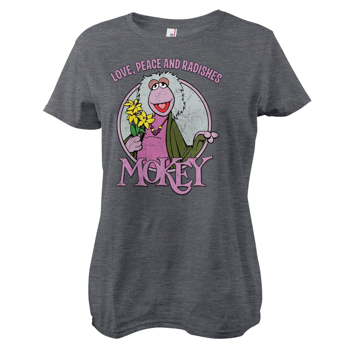 Mokey - Love, Peace and Radishes Girly Tee