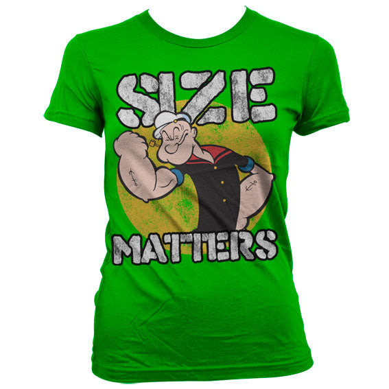 Popeye - Size Matters Girly T-Shirt