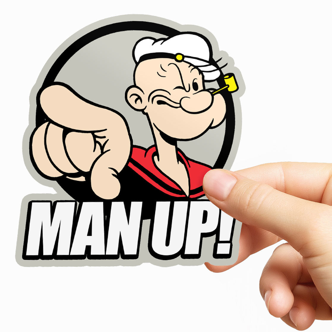 Man Up! Sticker