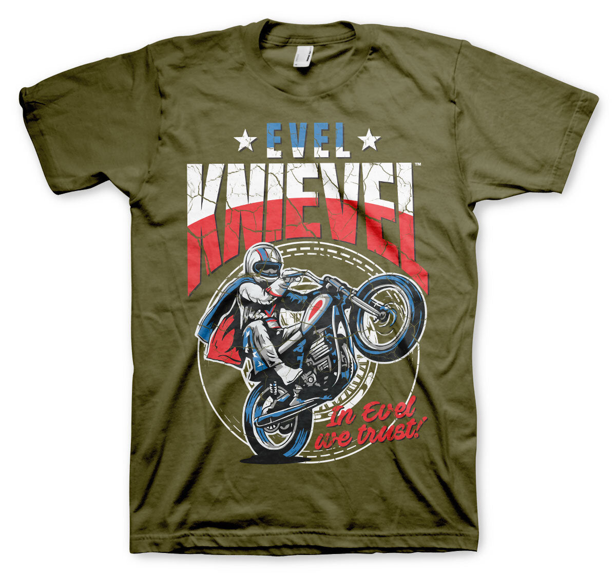 Evel Knievel Wheelie T-Shirt