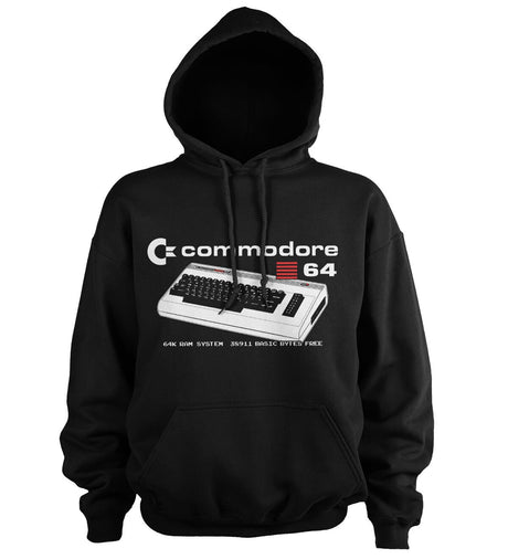 LOGOSHIRT - Commodore - C64 - Logo - Easyfit T-Shirt - zwart - Gelicentieerd origineel ontwerp, Maat L LOGOSHIRT - Commodore - C64 - Logo - Easyfit T-Shirt - zwart - Gelicentieerd origineel ontwerp, Maat L