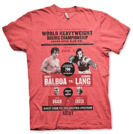 Rocky - World Heavyweight Poster T-Shirt