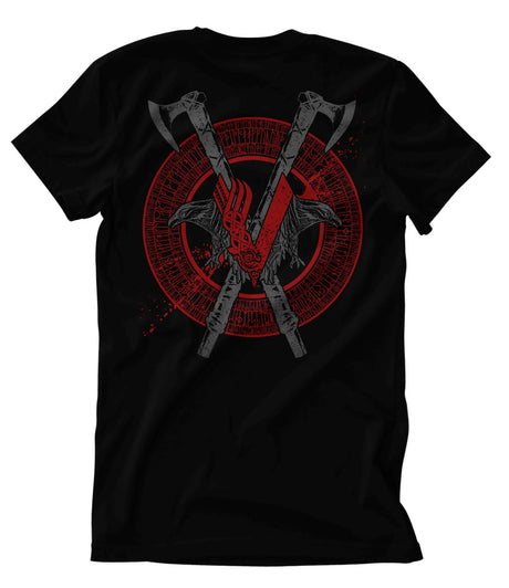 Vikings - Raven and Axe T-Shirt