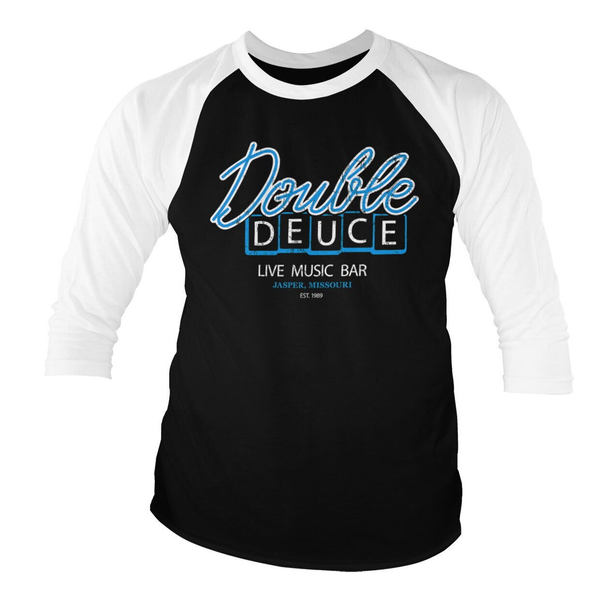 Double Deuce Live Bar Baseball 3/4 Sleeve Tee