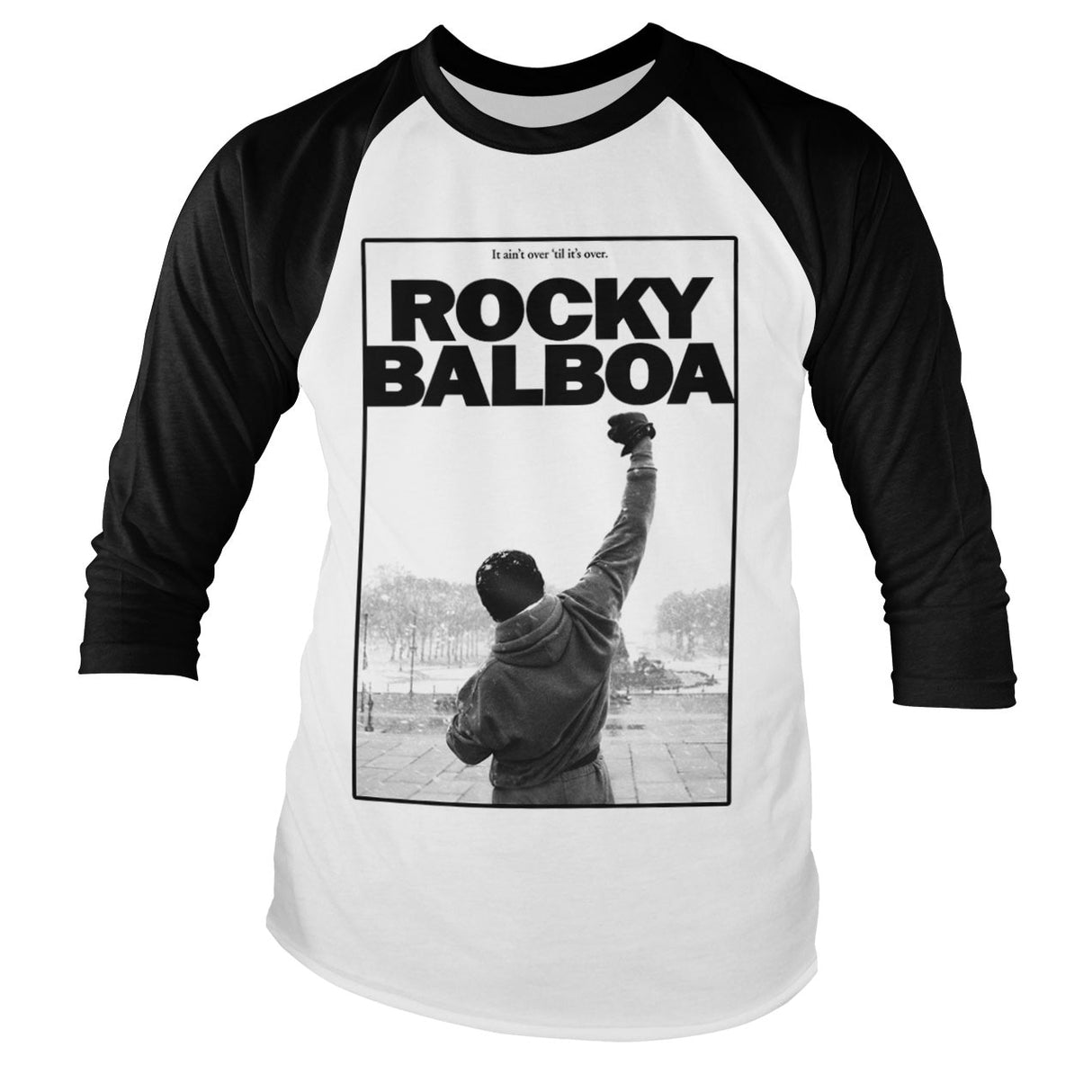 Rocky Balboa - It Ain't Over Baseball Long Sleeve Tee