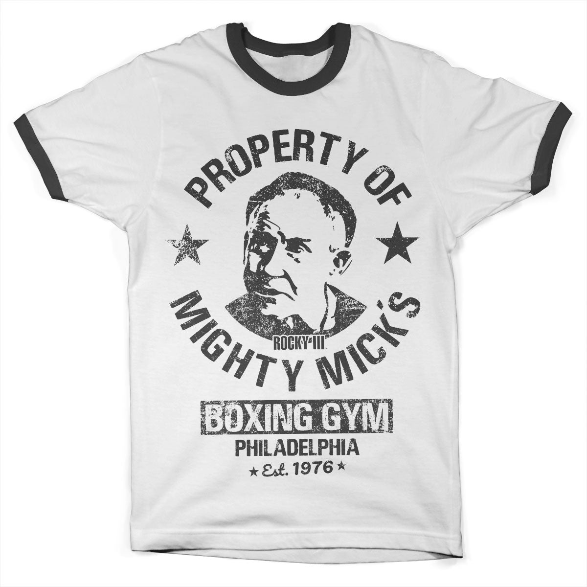 Rocky - Mighty Mick's Gym Ringer Tee